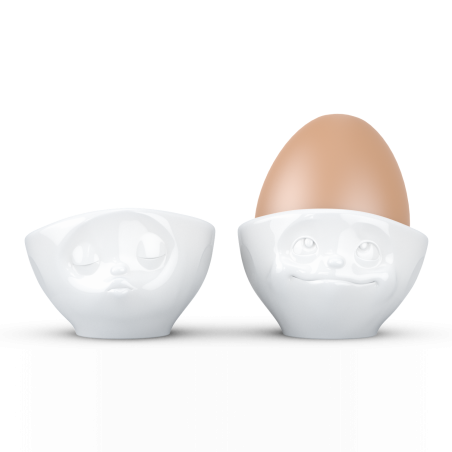 FIFTYEIGHT Egg Cup Set No.1 "Dreamy & Kissing"