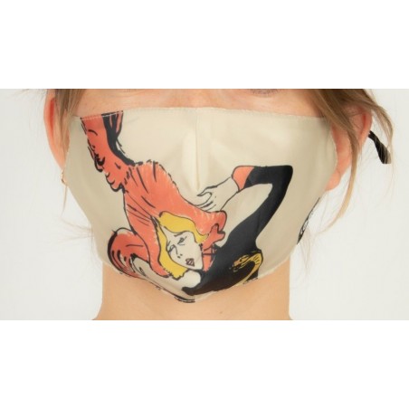 Loqi Mouth Mask Toulouse Lautrec - Jane Avril