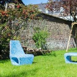 Quinze & Milan Jellyfish Ecopixel Chair - Delfts Bleu