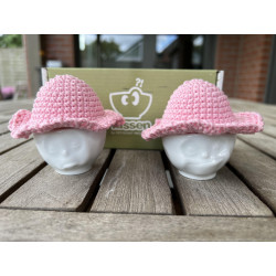 Egg Cup Hat "Pink"