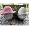 Egg Cup Hat "Pink"