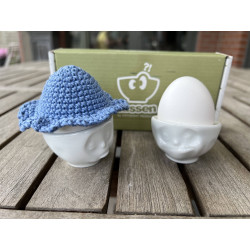 Egg Cup Hat "Blue"