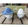 Egg Cup Hat "Blue"