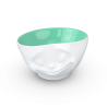 FIFTYEIGHT Bowl "happy" jade inside - 500ml