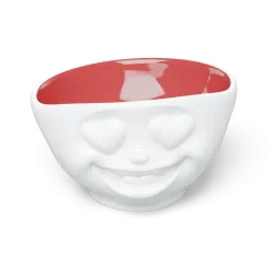 FIFTYEIGHT Bowl "Heartful" ruby inside - 500ml