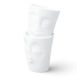 Fiftyeight Mok set no. 4 Kussend en Snoozy Zonder Handvat porcelaine hôtelière