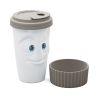 Fiftyeight Mug To Go Tasty Movie Edition side view smacking lips detail