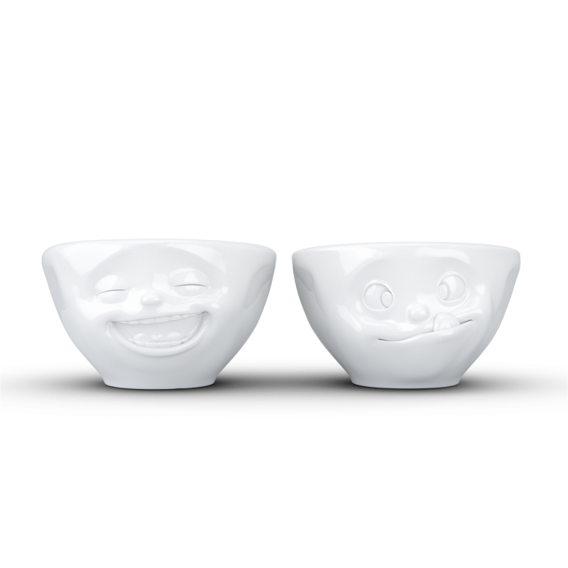 FIFTYEIGHT Small Bowl Set "Laughing & Tasty"